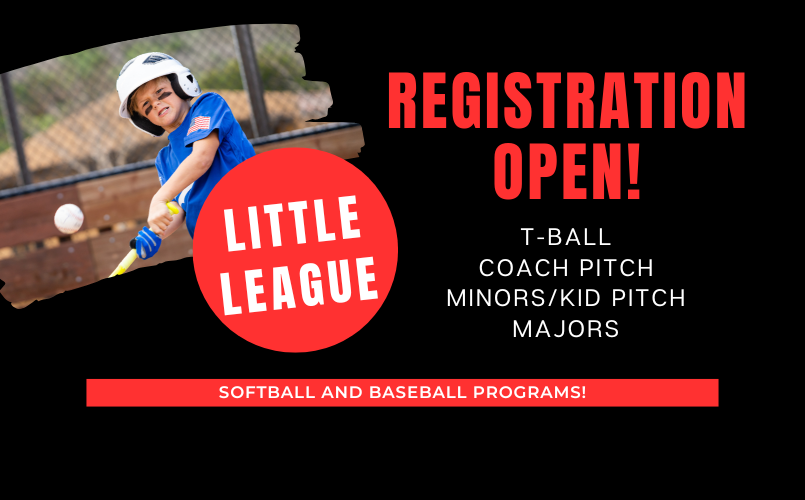 Little League Registration is Open!